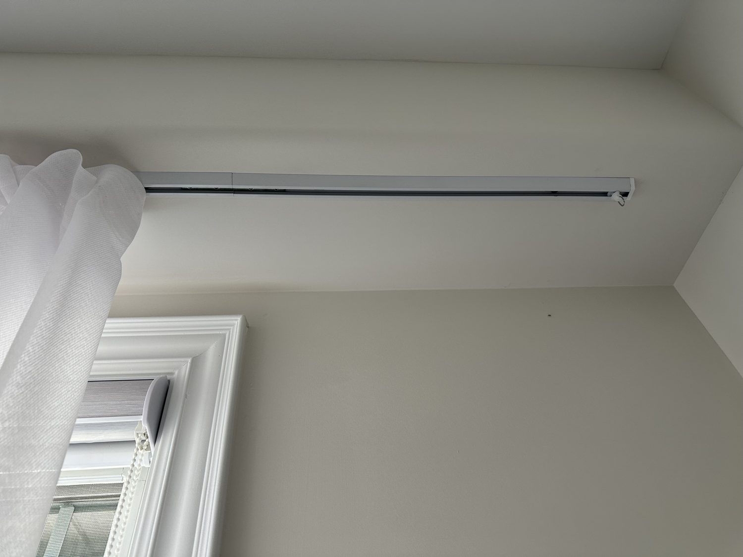 Curtain track installation